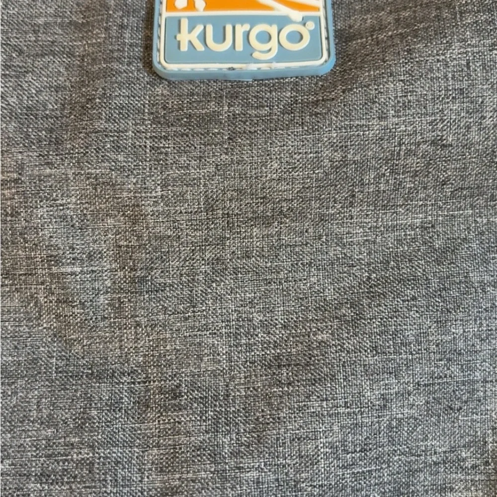 Kurgo Gray Tote with Light Blue Logo Accent